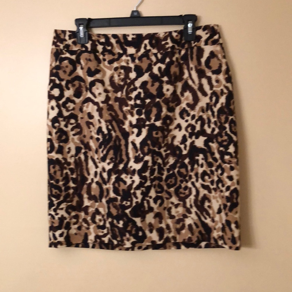 Leopard Print Skirt